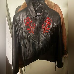 Women’s Leather Biker Jacket